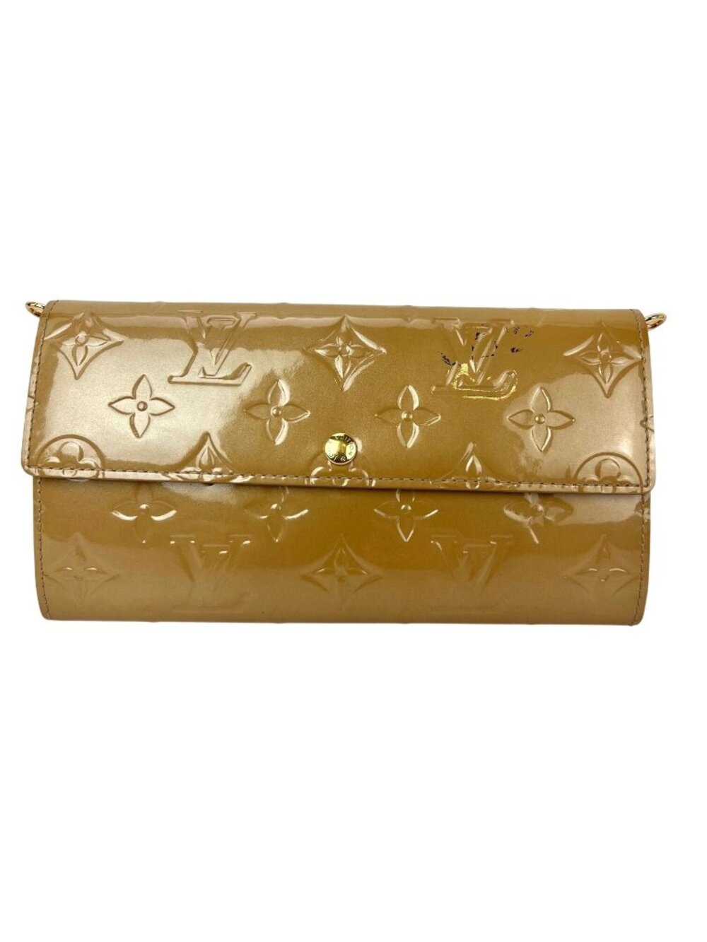 Louis Vuitton Sarah Vernis Beige Poudre Wallet